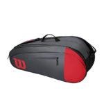 Wilson Team 6 reketi kott (punane/hall)