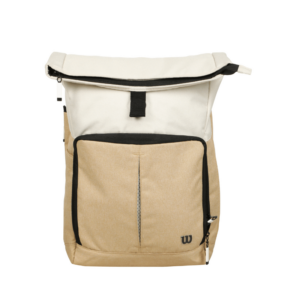 Stiilne tennisereketi seljakott Lifestyle foldover backpack Khaki